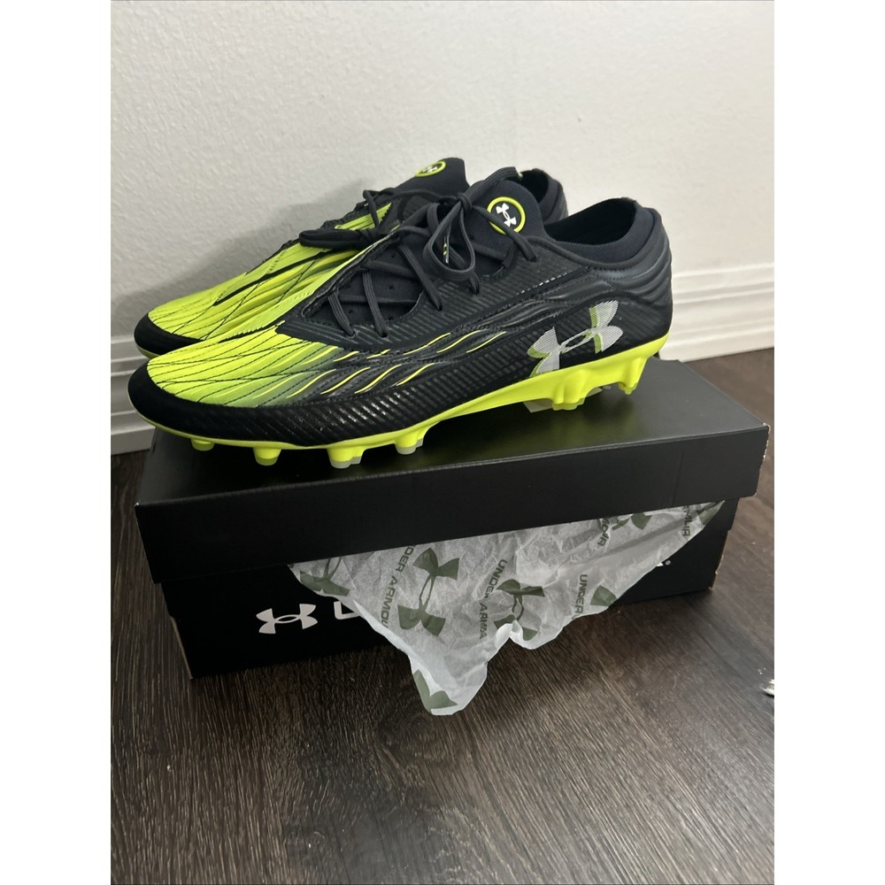 UNDER ARMOUR Magnetico Elite 4 FG 3027700 001 Black Anthracite Men Soccer 11.5